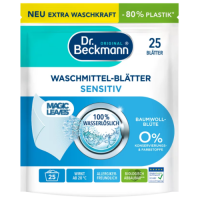  Салфетки для стирки Dr. Beckmann Magic Leaves Sensitiv, 25 шт